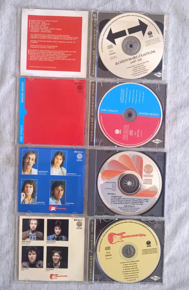 Lote 8 CDs Dire Straits (1 doble)