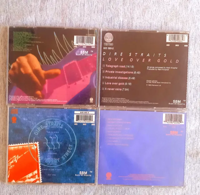 Lote 8 CDs Dire Straits (1 doble)