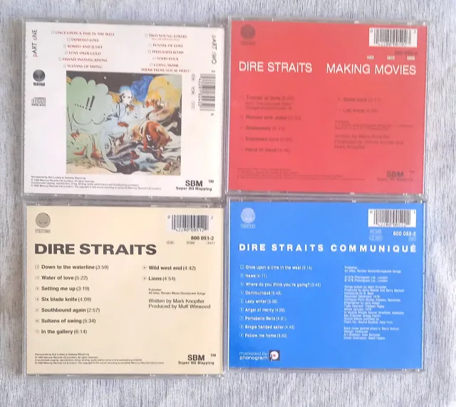 Lote 8 CDs Dire Straits (1 doble)