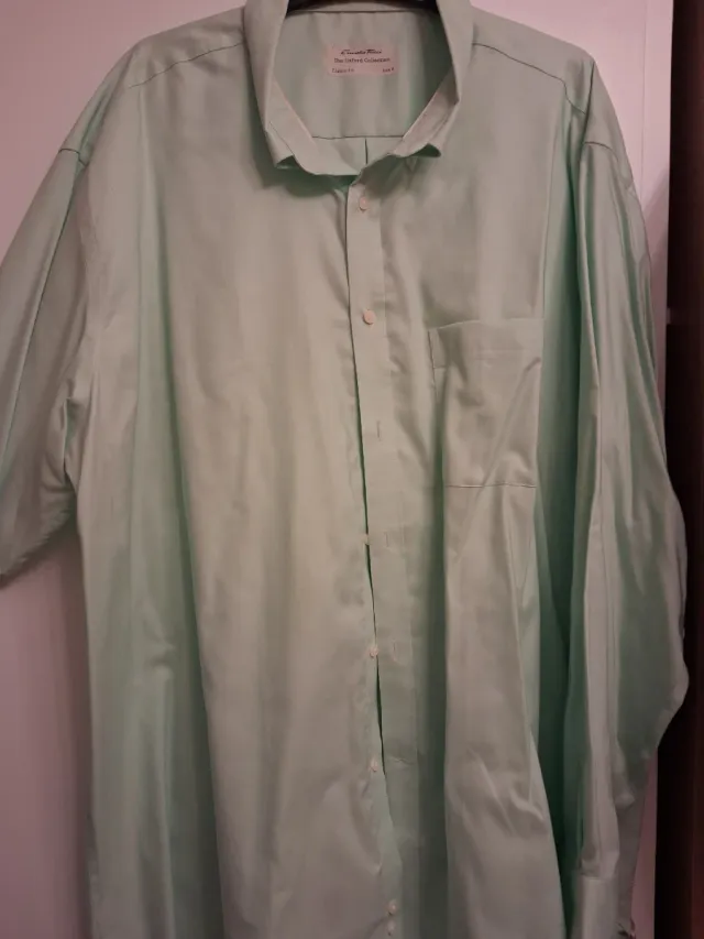 Camisa Emidio Tucci Verde Manzana Talla 8(60)