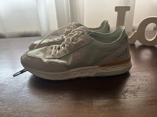 Zapatillas Beige y Verde