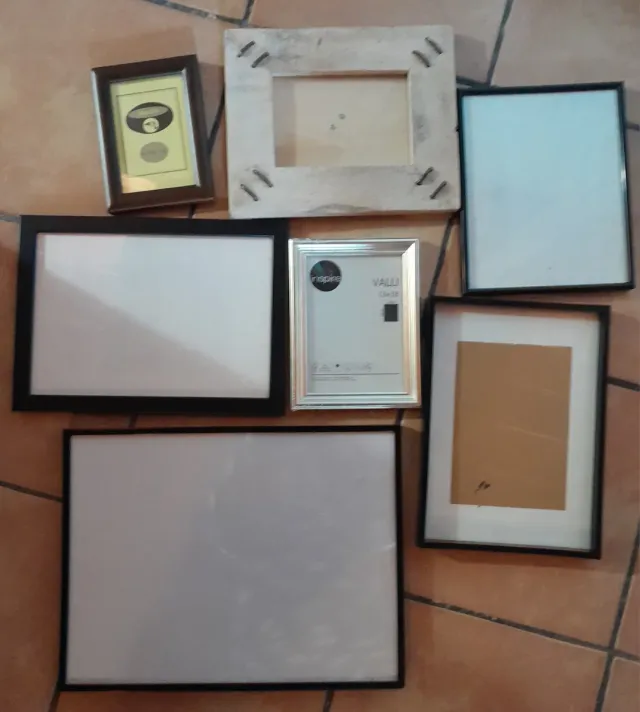 Lote de marcos de fotos