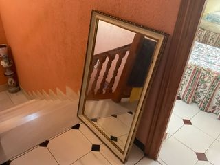 Espejo antiguo marco madera