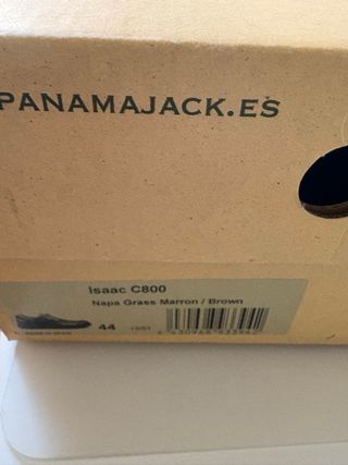 Zapatos Panamá Jack Marrón