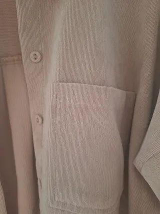 Camisa Zara pana beige talla M