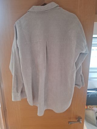 Camisa Zara pana beige talla M