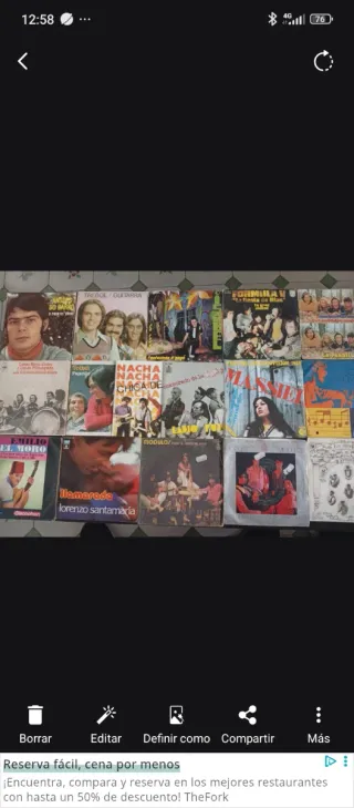 Lote 16 singles Grupos Españoles Pop Rock