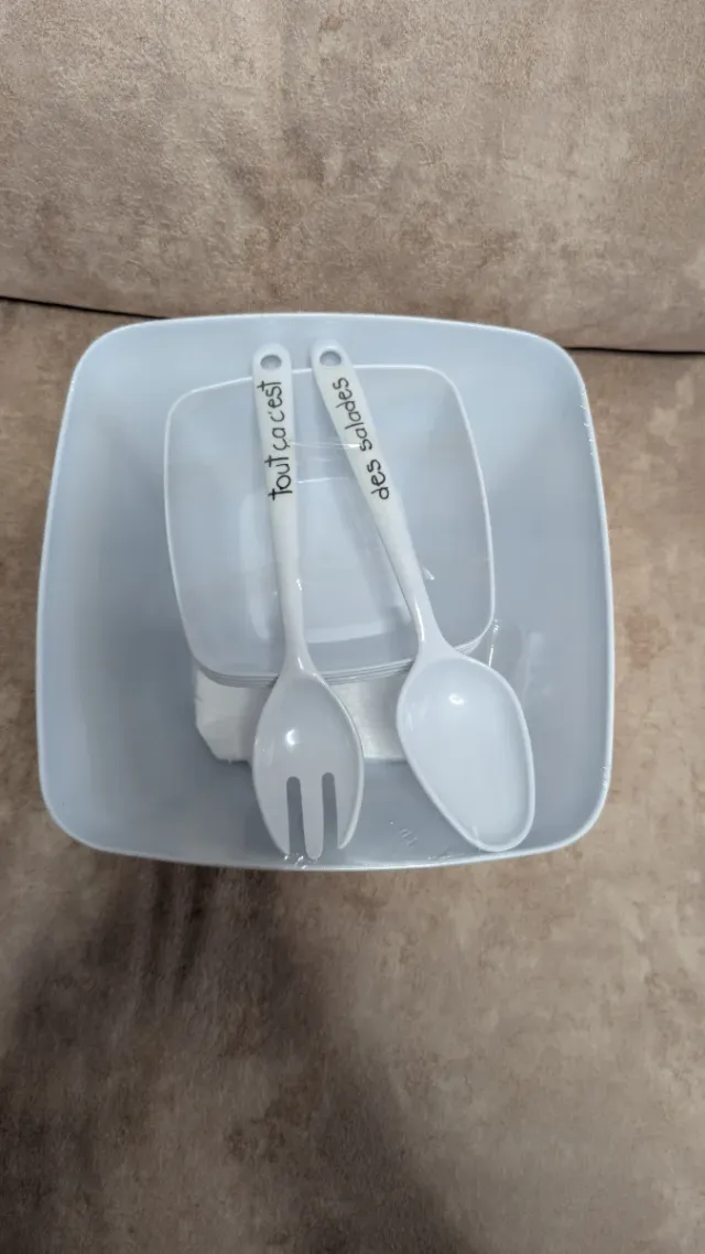 Set ensaladera de plástico