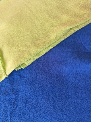 Pack 2 mantitas de sofá de forro polar