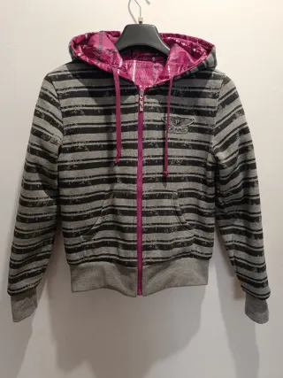 Cazadora Mujer Bomber Impermeable Reversible