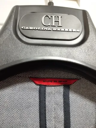 Americana Carolina Herrera Gris/Negra