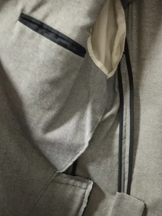 Americana Carolina Herrera Gris/Negra