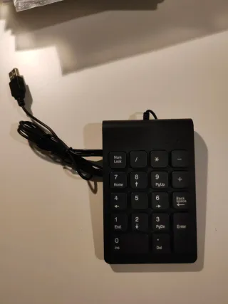 Teclado Numérico USB Negro