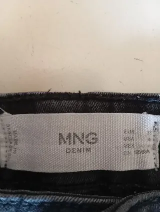 Pantalones vaqueros mujer negros