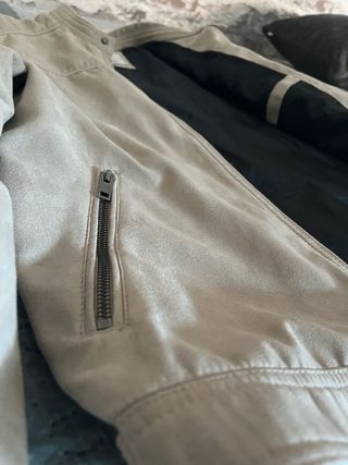 Chaqueta Cuero Marrón Jack & Jones