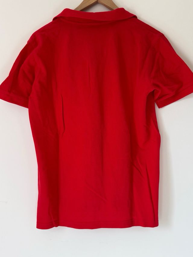 Polo Gant Rojo Manga Corta Talla 16 años