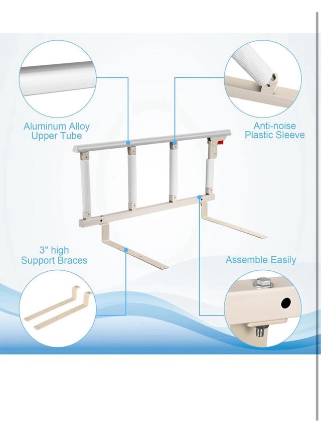 Barandilla Cama Anticaída Plegable