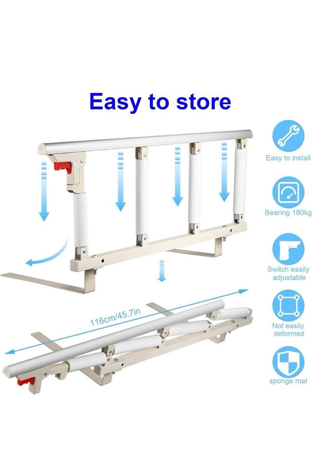 Barandilla Cama Anticaída Plegable