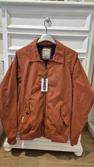 Cazadora Pull&Bear entretiempo marrón hombre
