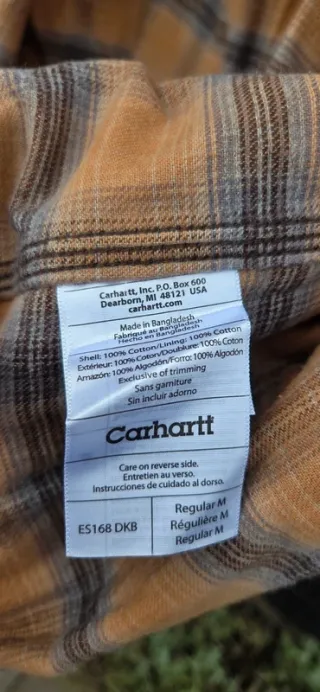 Chaqueta Carhartt Lona Marrón Talla M