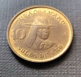 Moneda Perú 10 Soles de Oro 1978