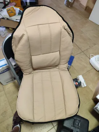 Funda símil piel asiento coche