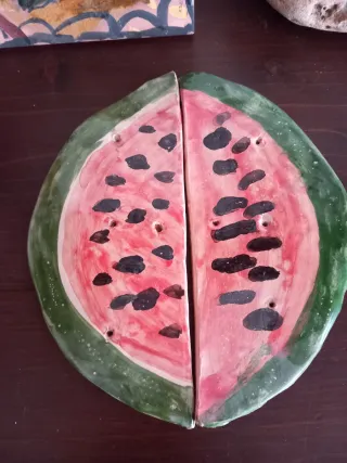 Sottopentola a forma di fetta di anguria