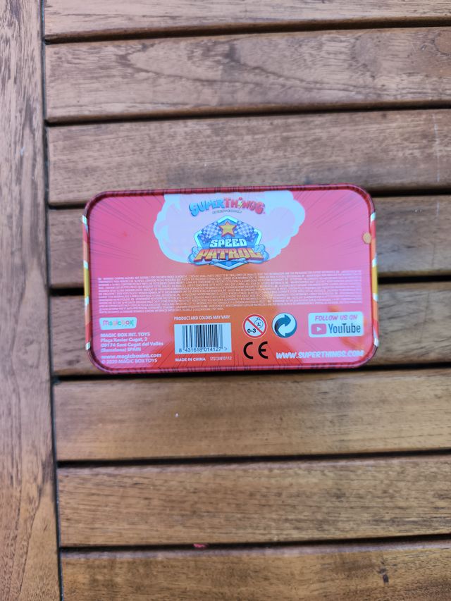 Caja Metálica Juguetes Speed Patrol