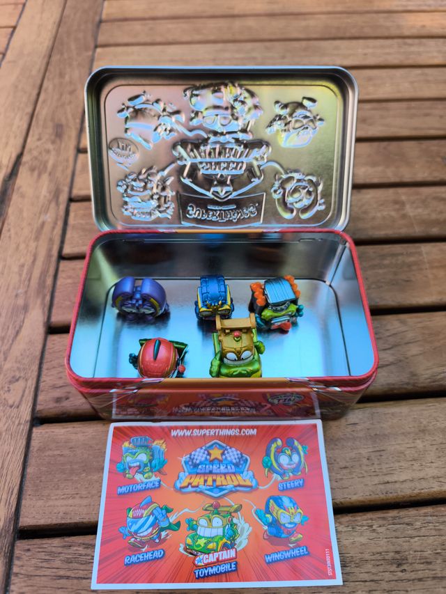 Caja Metálica Juguetes Speed Patrol