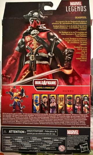 Marvel Legends Deadpool Pirata Figura