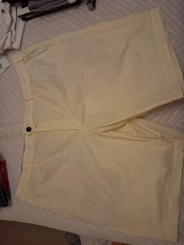 Bermudas Emidio Tucci Amarillo Talla 60