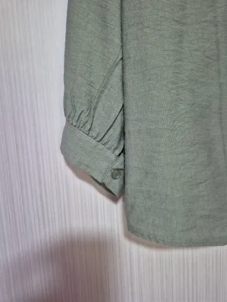 Camisa ablusada verde