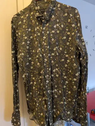 Camisa Zara Estampada Talla M