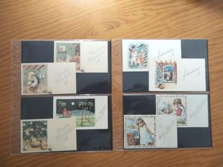 LOTE DE 70 TARJETAS DE FELICITACION AÑOS 50