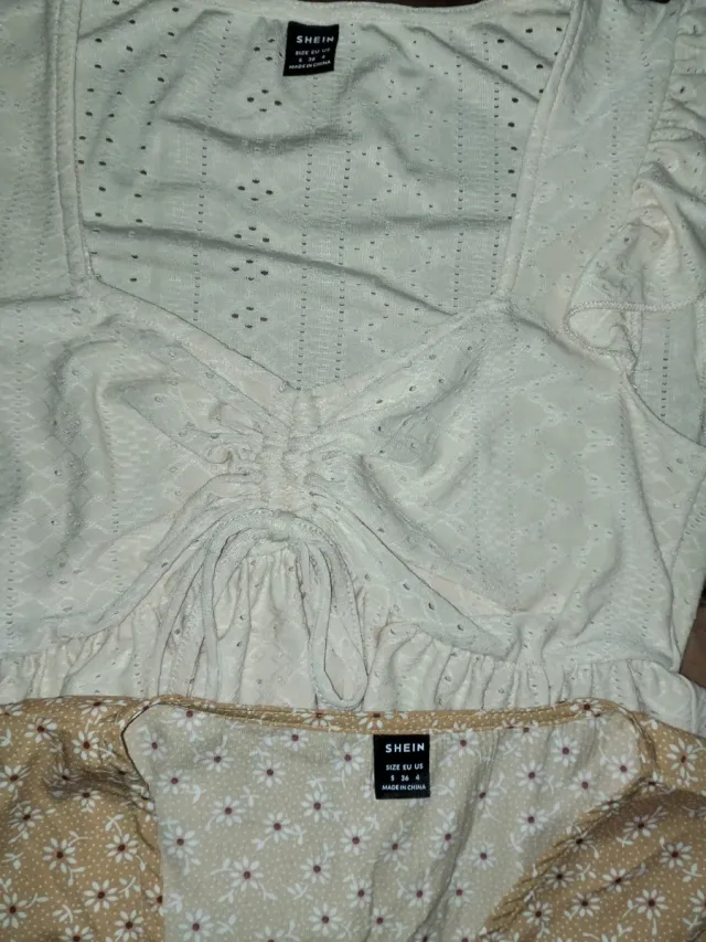 Blusas SHEIN mostaza y amarillo Talla S