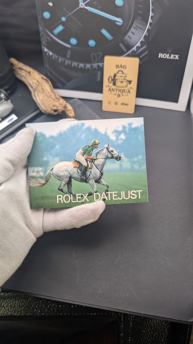 Libretto Rolex Datejust Originale Vintage Anni '80