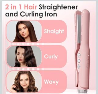 Piastra per capelli rosa Mini Baliffury