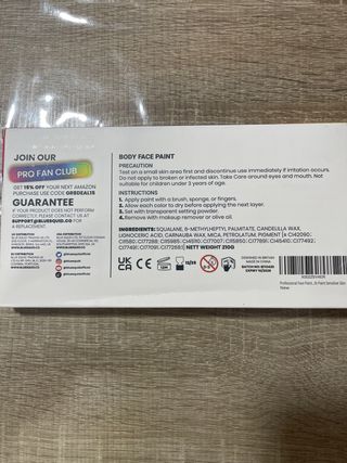 Kit Pintura Facial y Corporal Blue Squid Pro