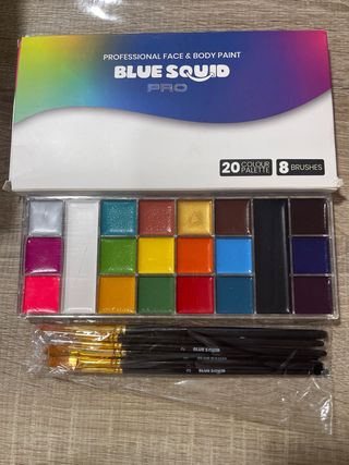 Kit Pintura Facial y Corporal Blue Squid Pro