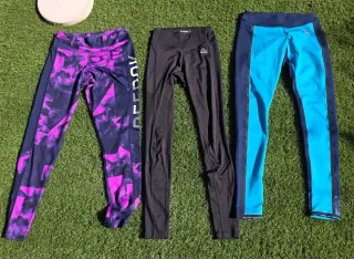 Lote 3 Mallas Deportivas Reebok Talla S
