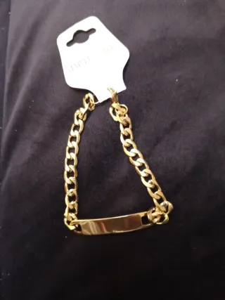 Lote Joyas Chino Acero Dorado