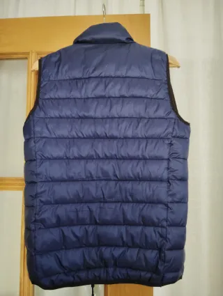 Chaleco acolchado azul talla XS