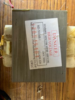 Repuesto Transformador y Condensador Microondas