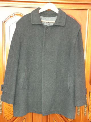 Abrigo chaquetón hombre gris