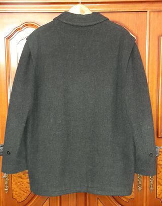 Abrigo chaquetón hombre gris