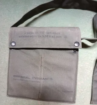 Bolsa militar cartuchos 5,56x45mm General Dynamics