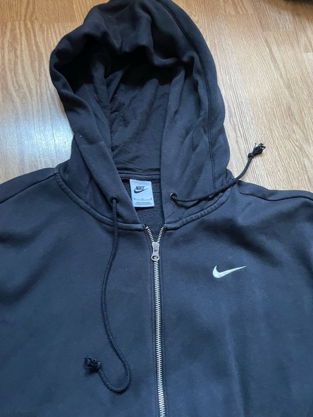 Sudadera Nike Negra con Cremallera