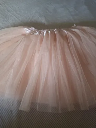 Falda ballet niña rosa