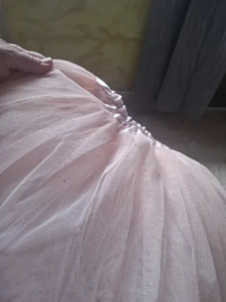 Falda ballet niña rosa