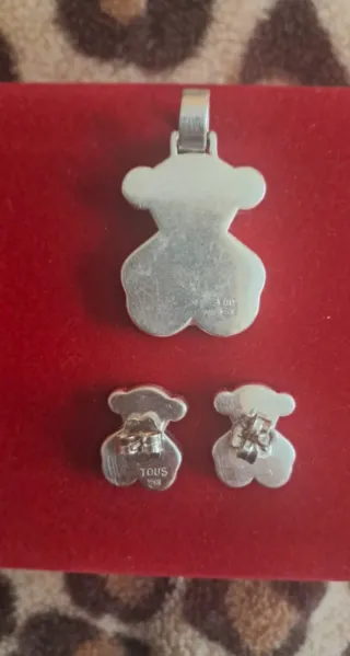 Colgante y pendientes oso Tous grandes